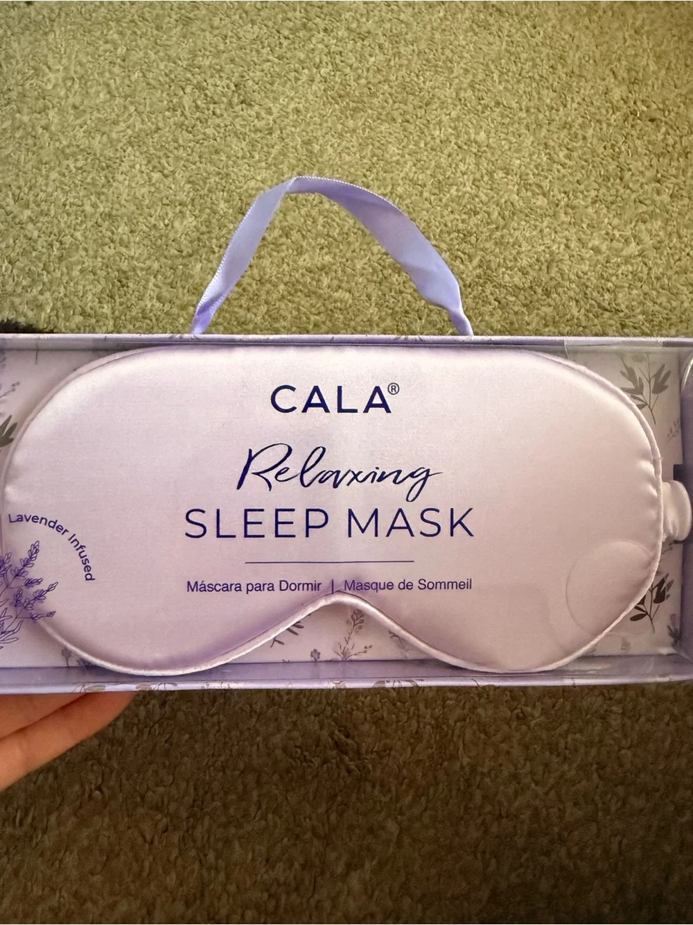 Relaxing Sleep Mask - Light Lavender
